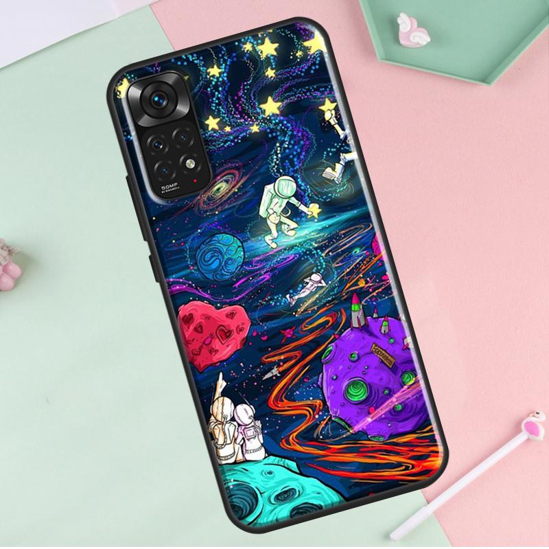 Psychedelic Trippy Art For Redmi Note 12 Pro Plus Cover For Redmi Note 10 8 9 11 Pro 12S 11S 10S 9S 9C 10C 12C Case