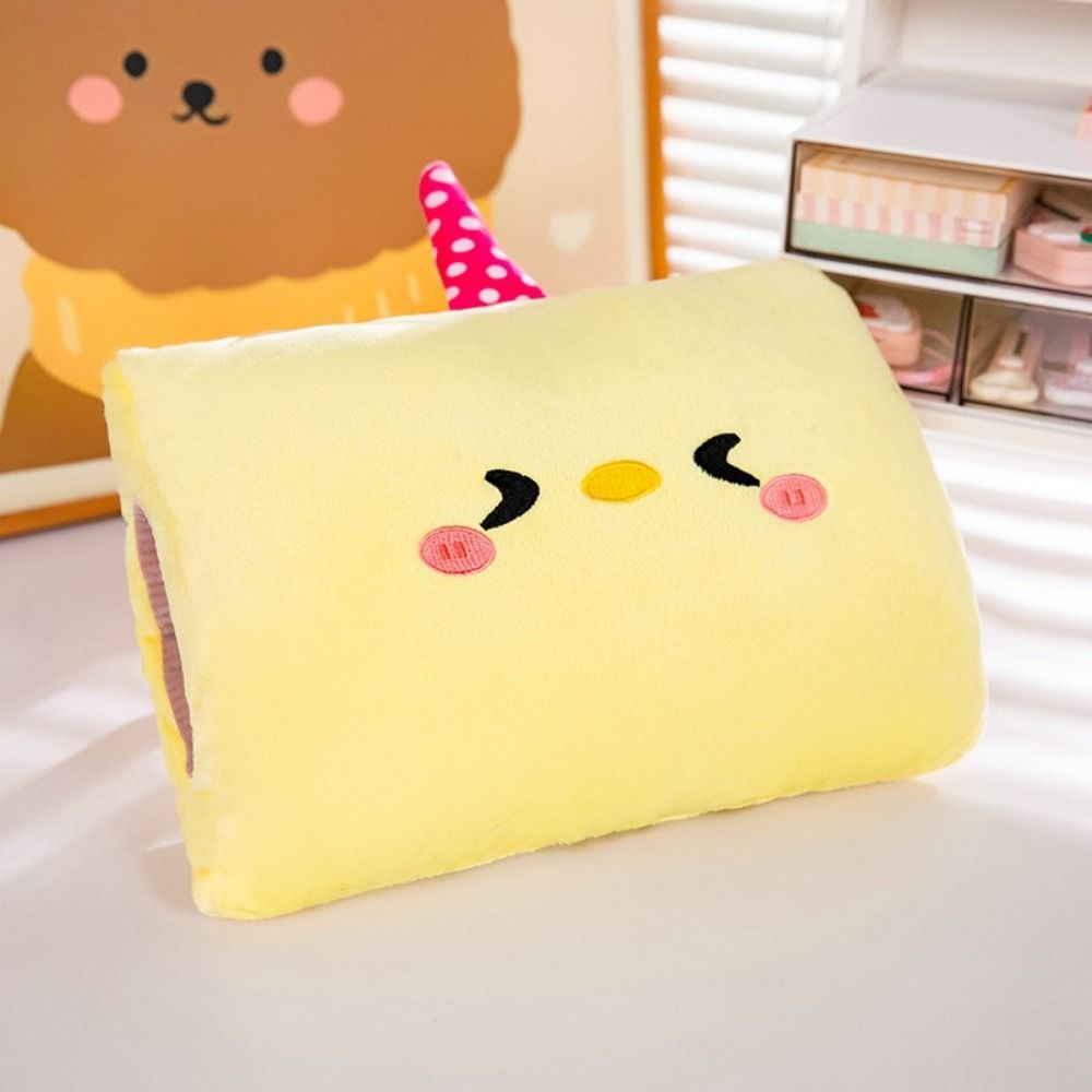 Подушка в форме животного, плюшевая, кавайная, милая, плюшевая игрушка, подарки, грелка для рук, кукла, детская варежка, игрушка