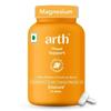 Arth Chelated Magnesium Glycinate Supplement  | 400mg Elemental Magnesium | Complete with Magnesium Bisglycinate + Vit D2 | 30 Day Supplement