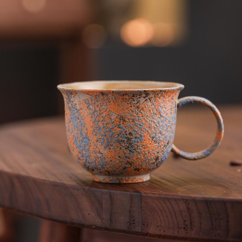 Керамическая кофейная чашка в скандинавском стиле, для послеобеденного чая, для американского латте, для латте, чашка-цветок, креативная кружка, бытовая чашка