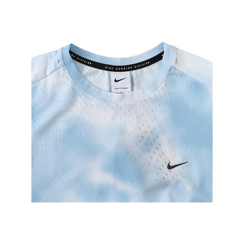 Nike Модная Простая Короткорукавная Футболка-Пуловер для Мужчин, Сине-Белая