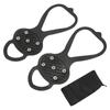 1 Pairset Outdoor 5 Teeth Ice Claw Slip Resistance 5 Teeth Climbing Shoe Spikes