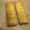 2 Pieces Solid Wood G10 High-Density Carving Plate Handmade DIY Material Knife Handle Crafts Production Raw Material 12x4x1cm