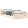 VidaXL Cadre de lit Bois massif 75x190 cm Petit simple 815004