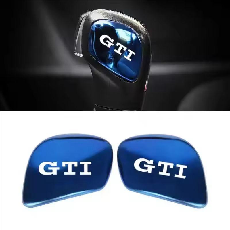 For Volkswagen 1K2 Car Gearbox Control Gear Lever Stickers Shift Stick Handle Accessories For VW GTI Polo Golf Passat Tiguan Arteon Taigo Hub Cap