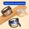 New Unisex Folding Multifocal Anti-Blue Light Reading Glasses - See Far and Near, Dual-Use Presbyopic Glasses