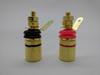 Speaker Terminal Red and Black pieces Banana Plug Audio Stereo k-cocochi Gold-Plated Pins, 3.45cm, (10 each, 20-piece set), Compatible,