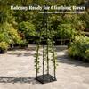 Climbing Trellis with Base Lightweight Garden Pillar Long-Lasting