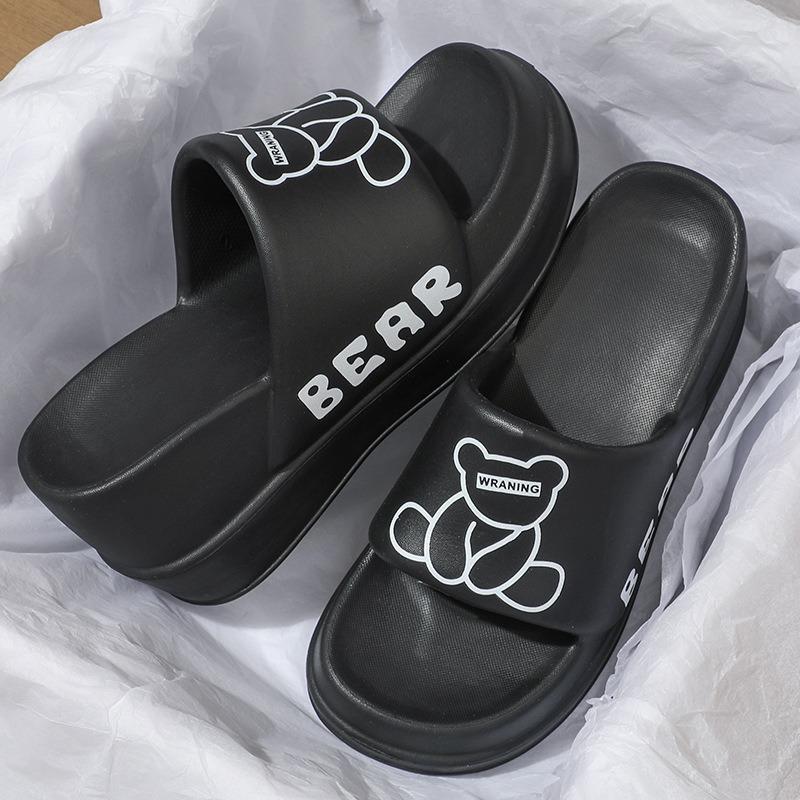 Тапочки женские нескользящие домашние мягкие модные толстые тапочки можно носить на улице сандалии тапочки