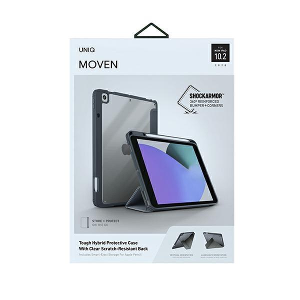 UNIQ Moven iPad 10.2" case (2021/2020/2019) gray/charcoal gray