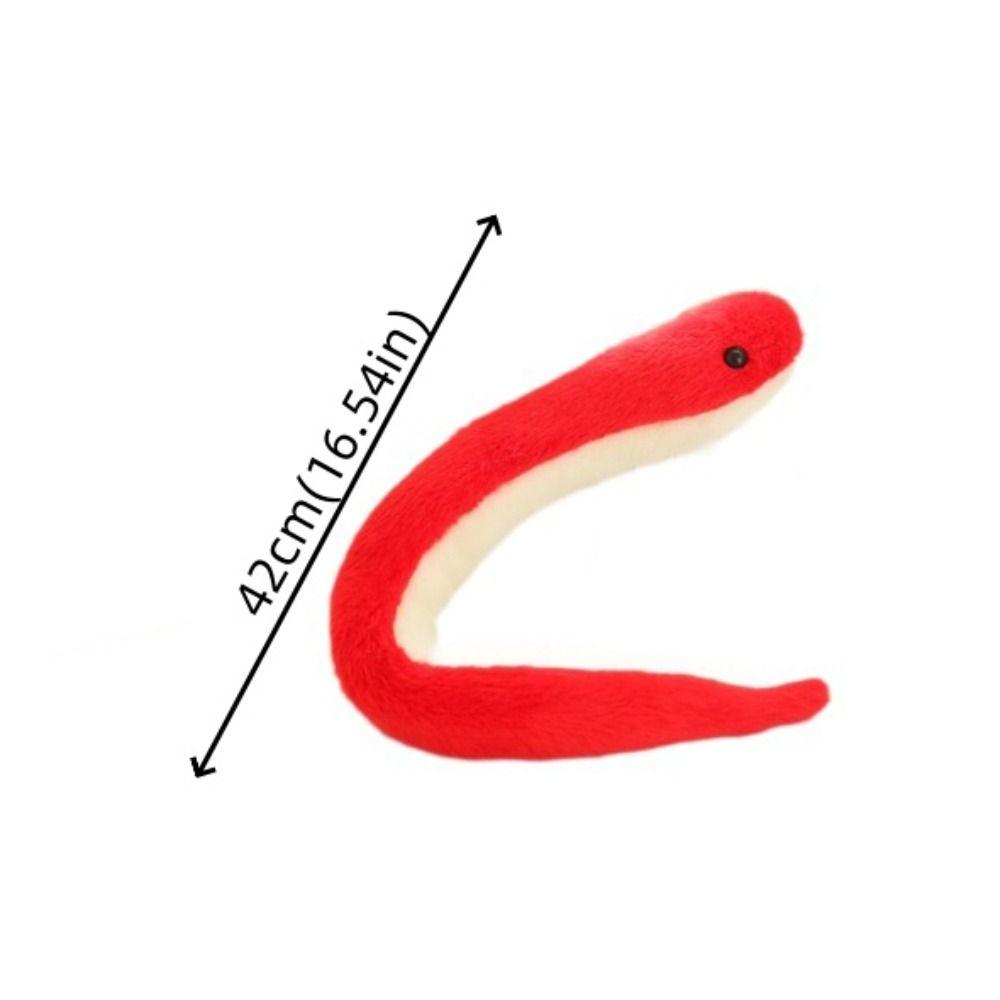 Soft Cotton Stuffed Snake Toy Stuffed Animal Simulated Snake Plush  Home Decoration