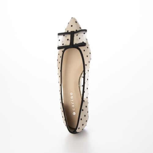 Женские бежевые туфли-лодочки Carino CATT52019, размер 23,5 см