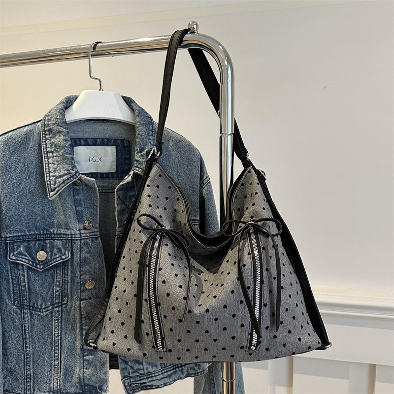 Персонализированная сумка с двойной спинкой, большой емкости для женщин, новая повседневная сумка через плечо, простая дорожная сумка для игрушек