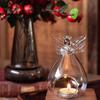 1PC Glass Candle Holder Hanging Table Decor Handmade Glass Vase Angel Office Desktop Decoration