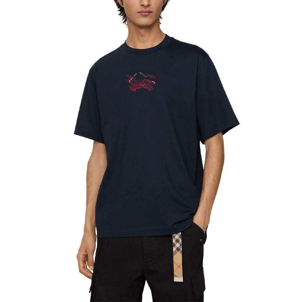 Burberry Embroidered Cotton T shirt 81161671
