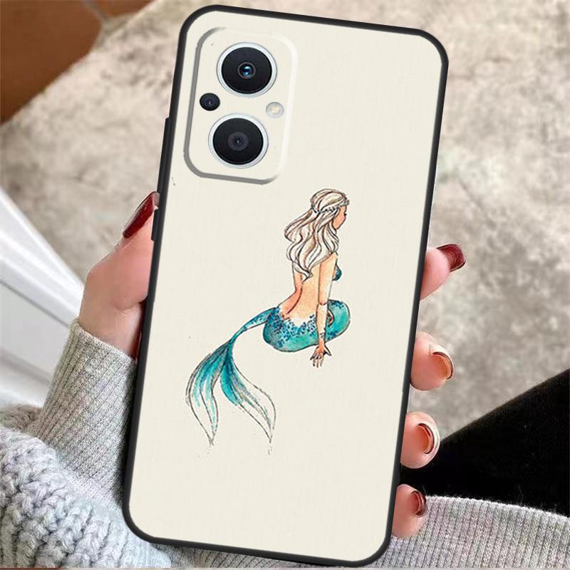 ЕДИНОРОГИ РУСАЛКИ Для OPPO Reno 14 10 11 12 13 Pro 7 8 Lite 8T 11F 12F 13F 14F OPPO Find X9 X8 X5 X6 Pro Чехол