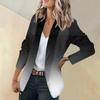 Women's Jacket Long Sleeve Cardigan Collar Single Button Business & Leisure Top