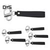 1/2/3 шт. Быстросъемная скоба с кожаной ручкой, грузоподъемность 1000 кг, широко используемая фиксированная защелкивающаяся скоба для пожарных
