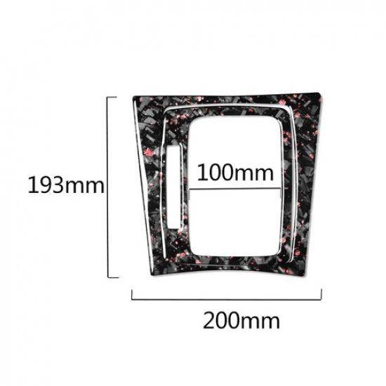 Carbon Fiber Gear Shift Lever Panel Trim for Benz W204 C-Class 2007-2013