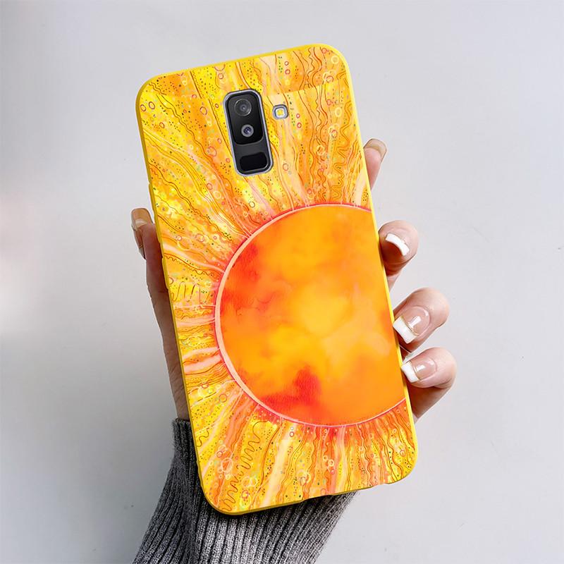 Чехол для Samsung A6 2018 Чехол A 6 A600F Мультяшный Кот Лиса Мягкий Силикон ТПУ Чехол для Телефона для Samsung Galaxy A6 Plus 2018 A605F Чехол