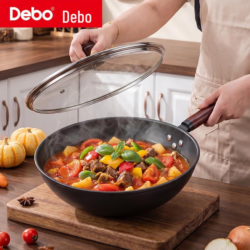 Вок De Bo Mote из тонкого железа для жарки