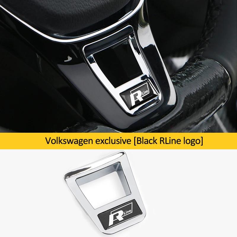 Для VOLKSWAGEN VW Автомобильный Руль Декоративная Отметка Модификация Аксессуары Подходят Для VW GTI RLine R Golf Tiguan 5 La