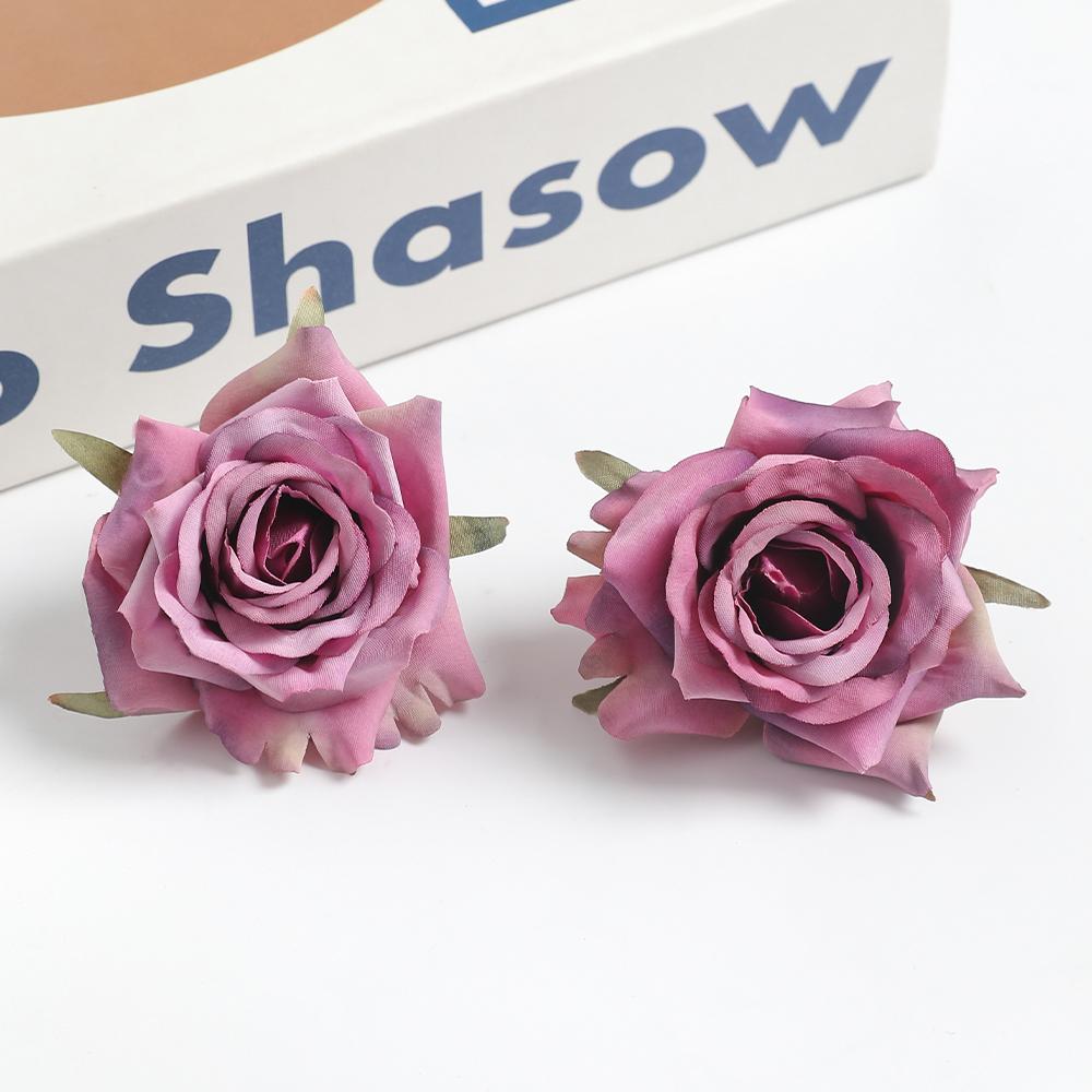 10/20 шт. Искусственные цветы розы 6,5 см Шелковые искусственные цветы для декора дома, комнаты, вечеринки, сада, свадебного украшения, DIY подарки, аксессуар