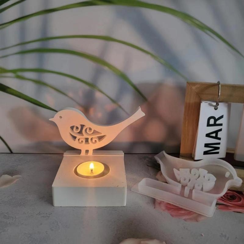 Fence Candle Holder Lawn Silicones Molds for Making Tealight Holder