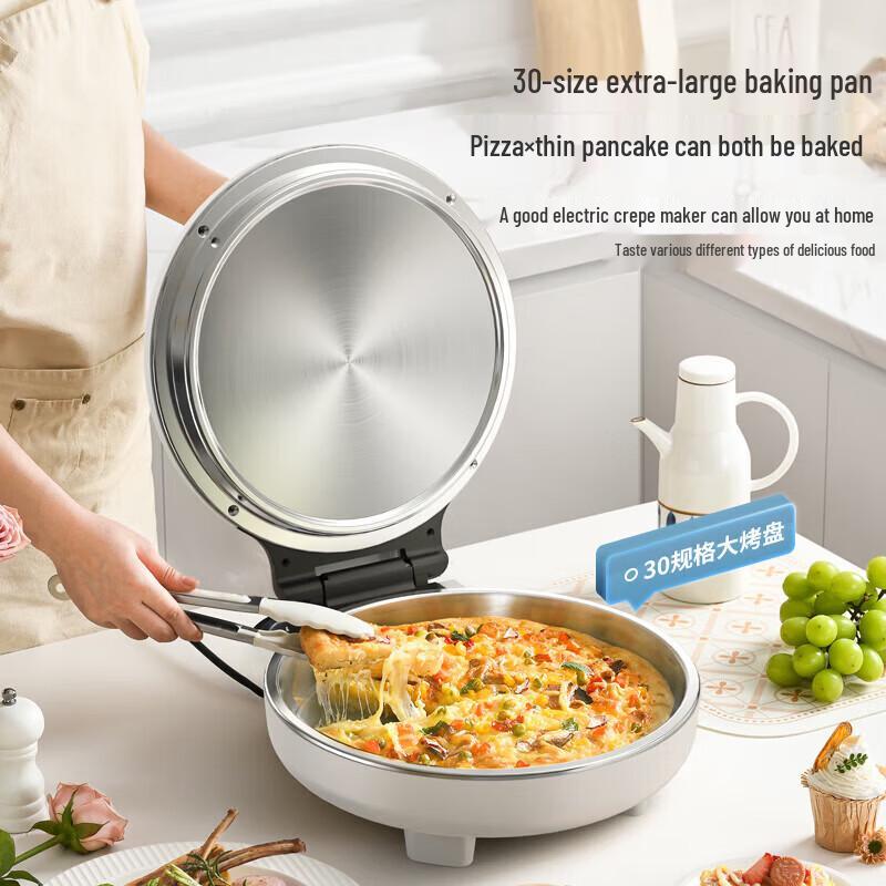 Liven LR-B3196 1800W Double-Sided Electric Griddle with Deep Stainless Steel Non-Stick Pan CN plug (adapter included)
