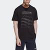 Adidas Originals Drop Shoulder Sleeve T Shirt Men's Black HK5007