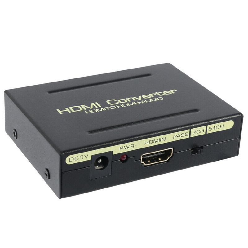 Hdmi-compatible Audio Splitter Hdmi-compatible To Hdmi-compatible + Audio + Spdif + R/l Audio Signal