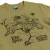 The Lord Of The Rings Unisex Adult Middle Earth Map T-Shirt