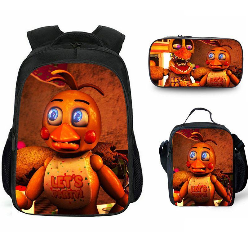 Прочный и вместительный рюкзак Five Nights At Freddys для студентов