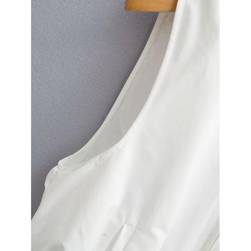 Kaslead New Arrival Women's Fashion Style Fashion Casual Easiest for Match Minimalist Balloon Hem Vest 2010770
