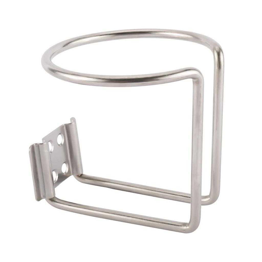 Stainless Steel Cup Holder Drink Beverage Cup Storage Rack for Marine Boat Yacht Kayak Trailer Hardware Accessories 2pcs