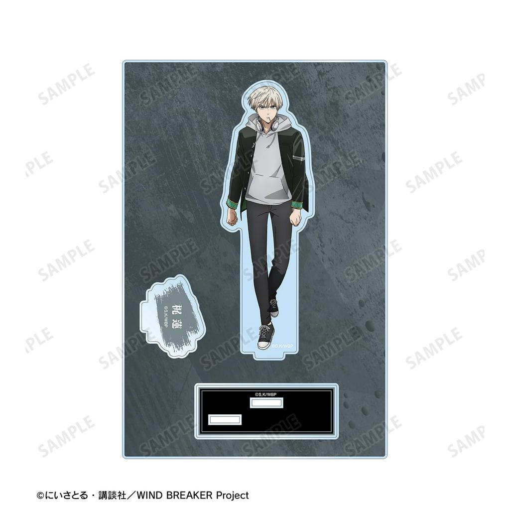 TV Anime Kaji Ren Big Acrylic Stand with Parts "WIND BREAKER"