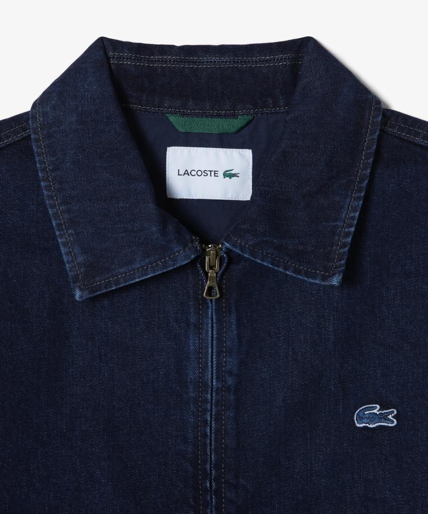 Lacoste Men'S Jp Denim Zip-Up Jacket Bh9438-56G 3Gf
