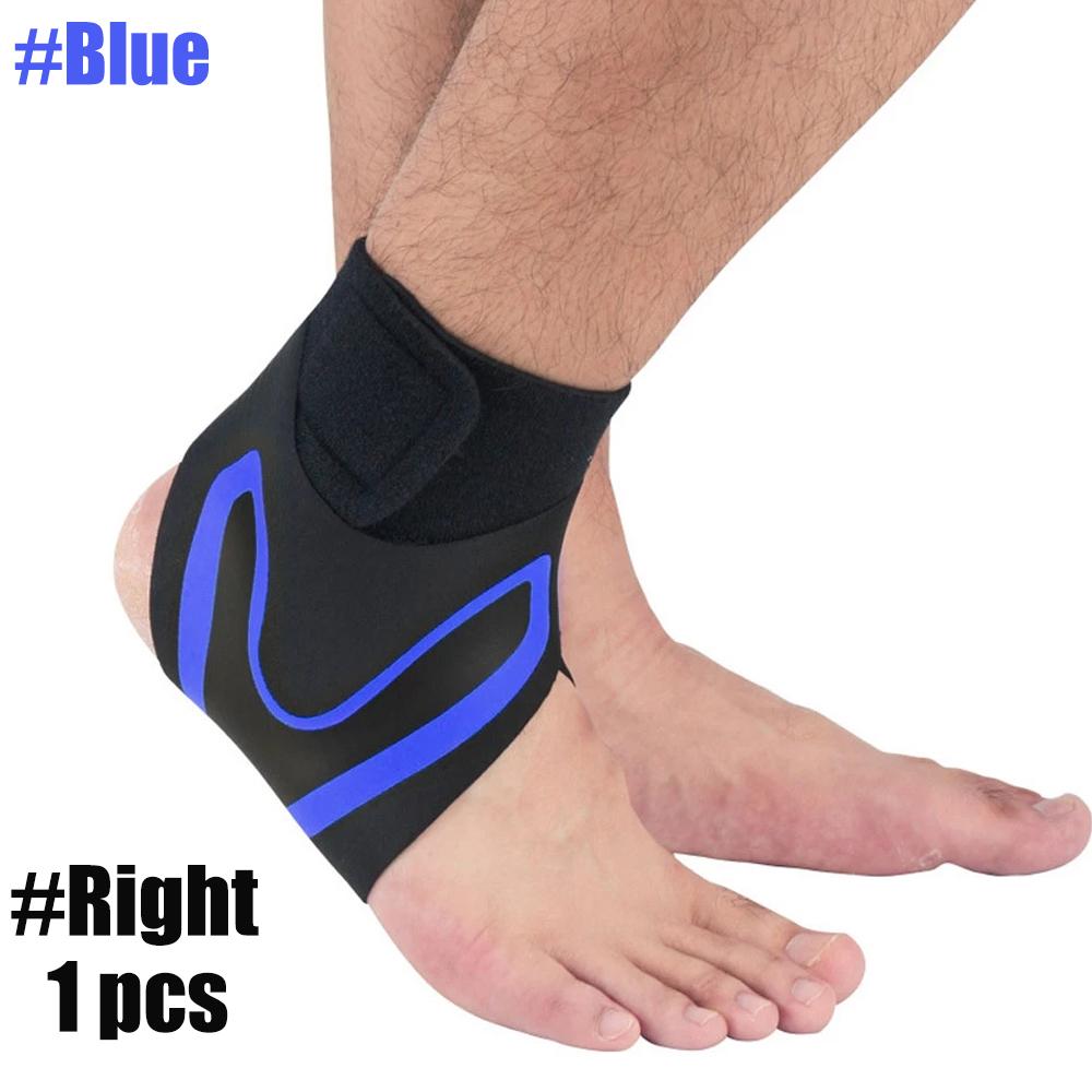 1 Pc Sport Compression Ankle Support Ankle Stabilizer Brace Tendon Pain Relief Strap Foot Sprain Injury Wrap Basketball Football