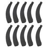 10PCS Black Banana Hair Clip Safe Elegant Sweet Fashionable Flexible Ponytail Holder for Hair Accessories