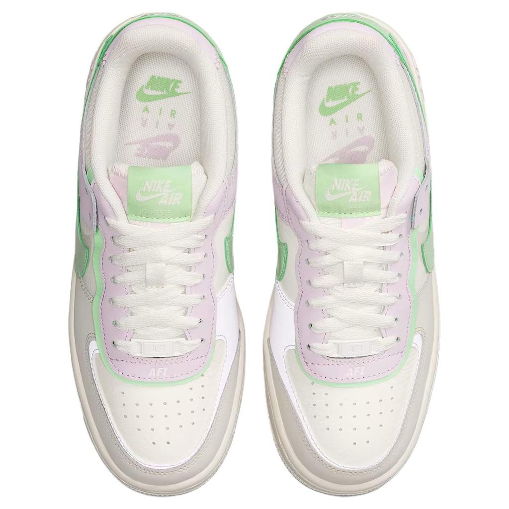 Nike Женские кроссовки Air Force 1 Shadow Белый Фиолетовый Зеленый DZ1847116