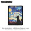 Новая джутовая доска для царапания кошек с рисунком, Космическая доска для царапания кошек, Прочная игрушка для кошек