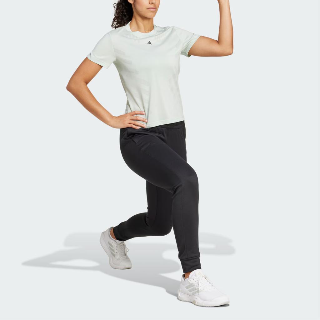 Adidas Футболка с коротким рукавом Airchill Hiit Training, женская, льняная, зеленая IX0632