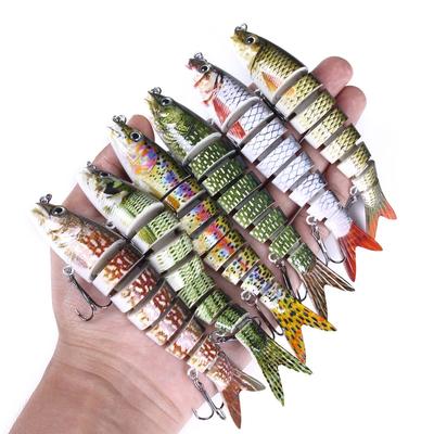 Swimbait 11g 16g 27g Multi Joint Lure Тонущая бионическая рыба Плавающая Pesca Bass Тройной крючок Снасти для ловли карпа Жесткая приманка