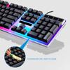 Игровая клавиатура RGB, игровой комплект клавиатуры и мыши, проводная механическая клавиатура, игровой комплект клавиатуры и мыши для геймеров на ПК с ОС Windows