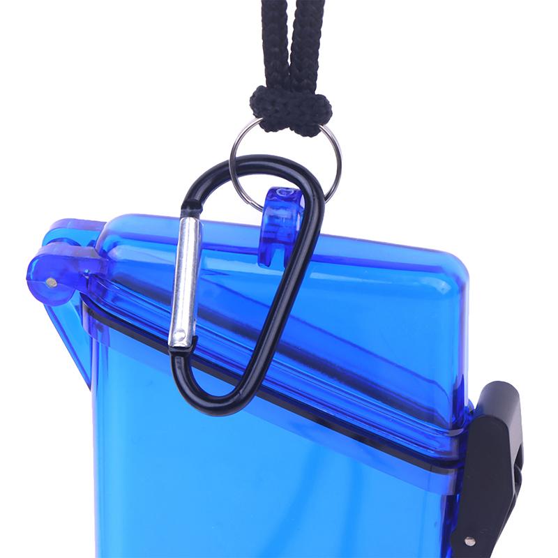 Открытый водонепроницаемый карманы ключ коробка для хранения денег держатель пластиковый корпус