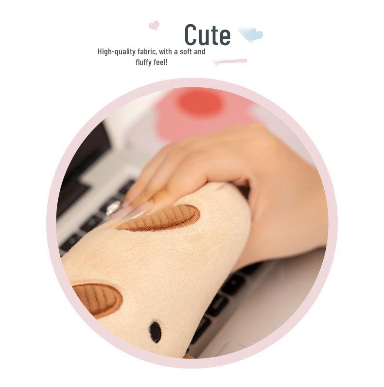 Плюшевая кукла-багет Моэ – Милая мягкая игрушка-хлеб, брелок и подвеска для рюкзака