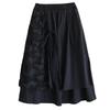 Black Mesh Plus Size High Waist Vintage Spring Summer Casual Loose Long for Woman Skirts Womens Skirt