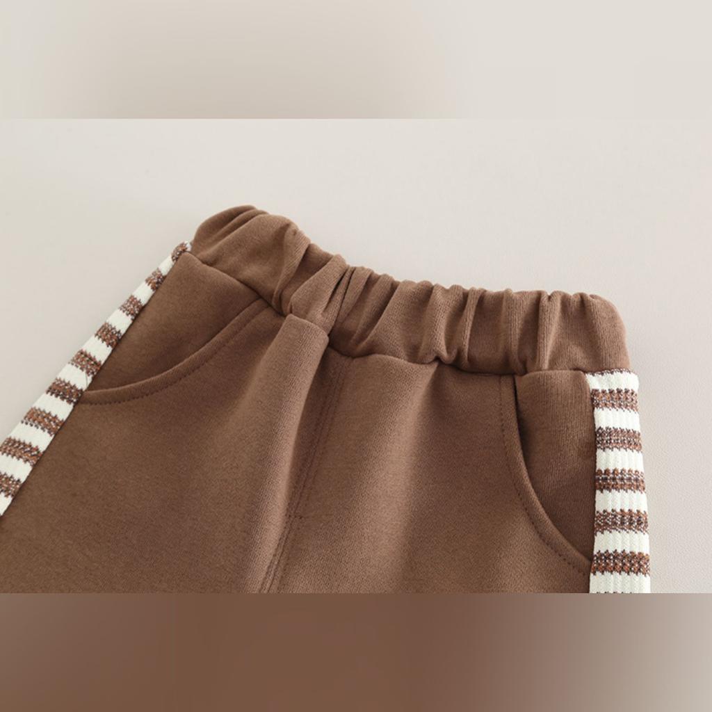 Детский повседневный комплект с длинным рукавом, удобные наряды для повседневной носки