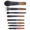 12Pcs Compact Mini Makeup Brush Set Wood Handle Concealer Brush Set Lip Liner Brush Set  Travel