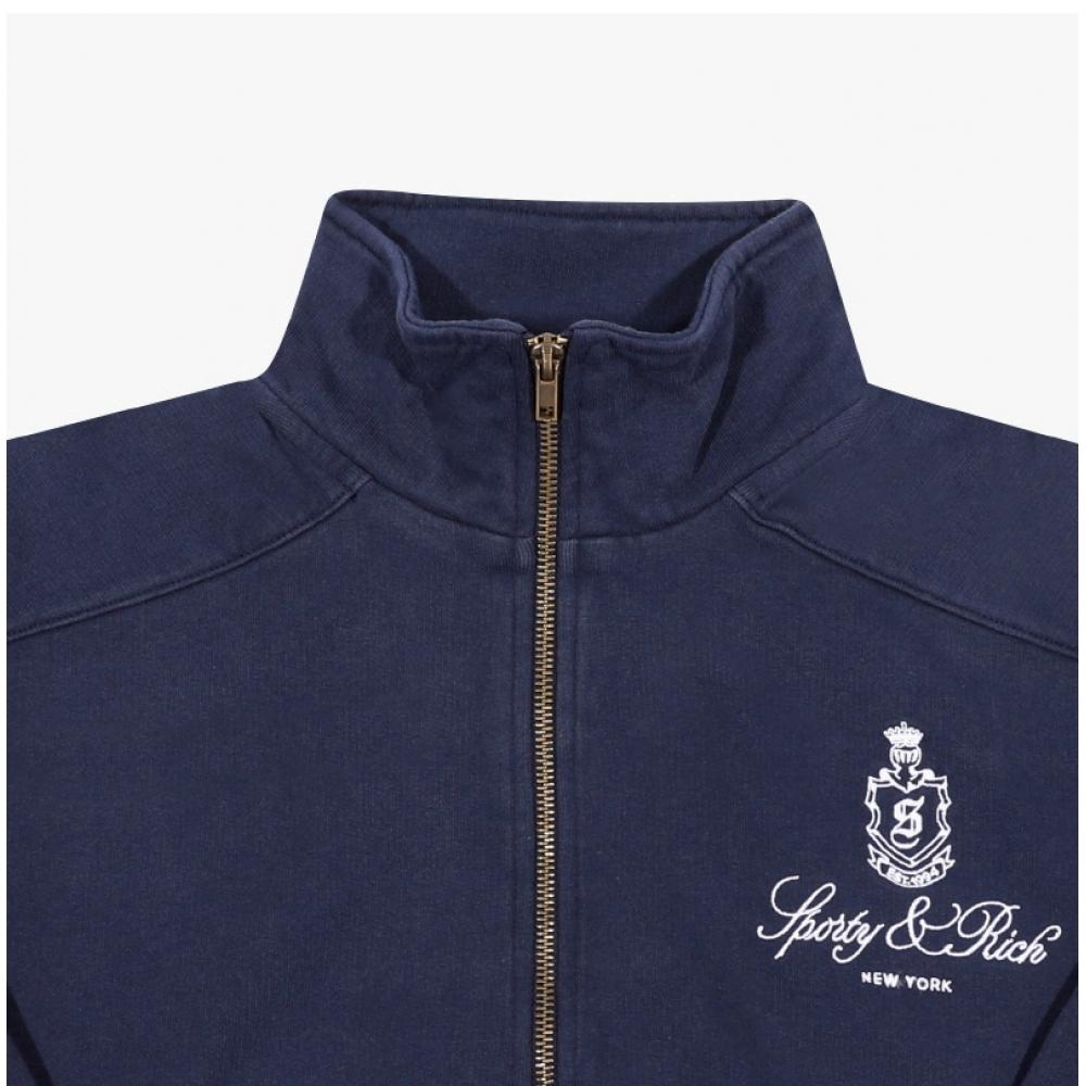 Спортивная   Женская толстовка на молнии до середины Dark Navy St073606231bl106